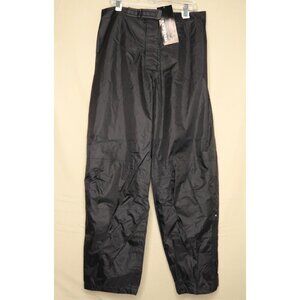 NWT Mossi Motorsports Apparel Motorcycle Rain Pants Pants Size Medium Black